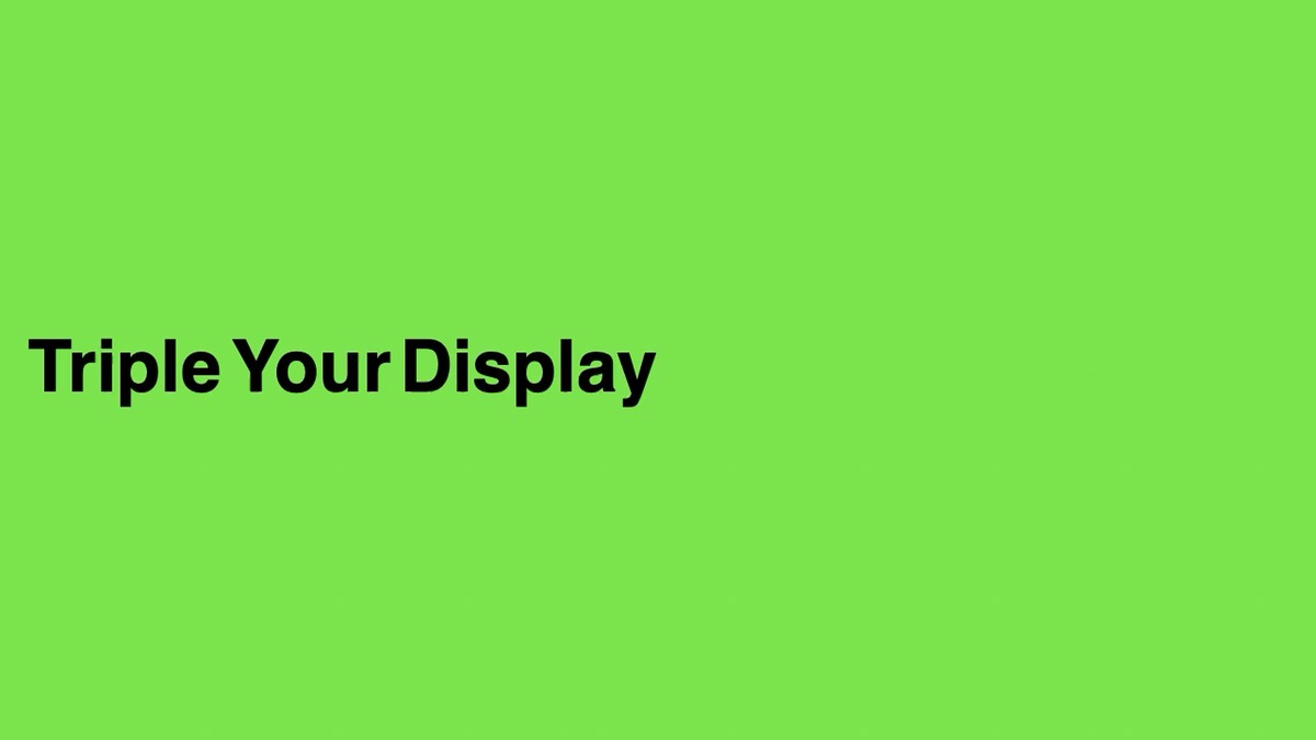 Belkin Triple Your Display product film
